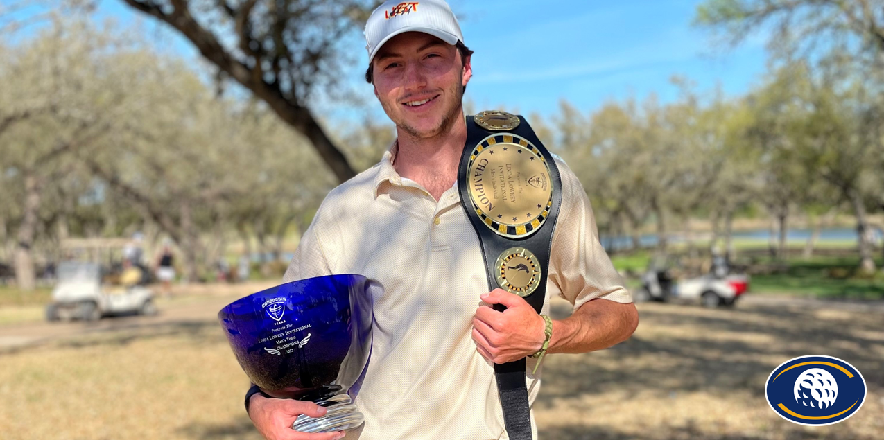 Jonathan Miller, University of St. Thomas, Men's Golfer of the Week (Spring - Week 6)