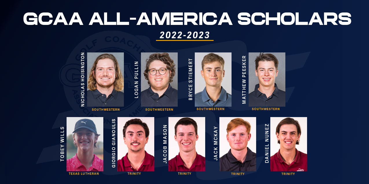 SCAC Record Nine Men's Golfers Named GCAA All-America Scholars