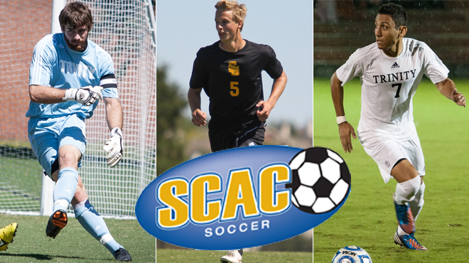 Trinity's Ribeiro, Cardone; Southwestern's Nickell Named SCAC Men's Soccer Players of the Week