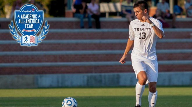 Trinity's Anderson Named to Capital One Academic All-District® Men's Soccer Team