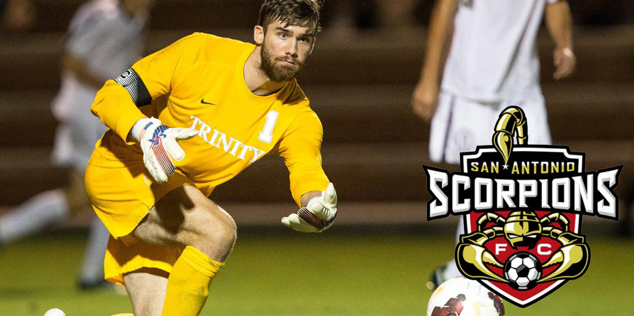 Trinity's Cardone Signs with San Antonio Scorpions