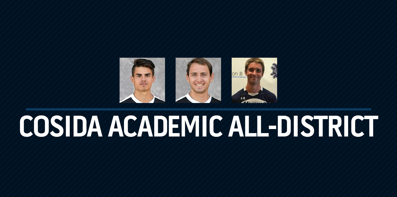 Three SCAC Men's Soccer Student-Athletes Earn CoSIDA Academic All-District Honors