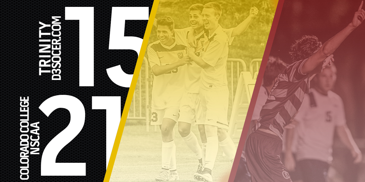 Colorado College Ranked No. 21 in NSCAA Poll, Trinity at No. 15 in D3soccer.com Rankings