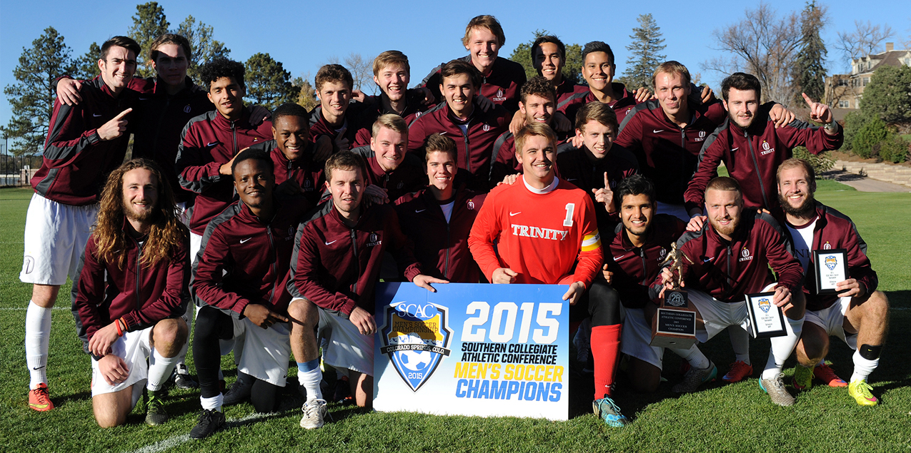 Trinity Men's Soccer Earns Fourth Consecutive SCAC Tournament Title