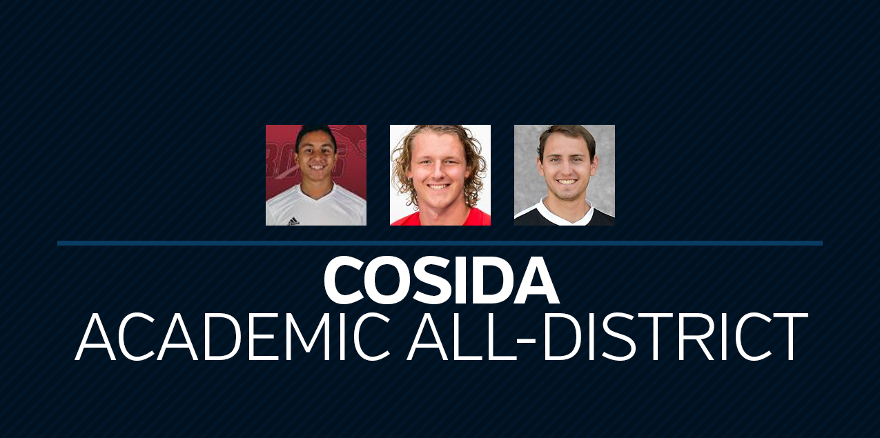 Three SCAC Men's Soccer Student-Athletes Earn CoSIDA Academic All-District Honors