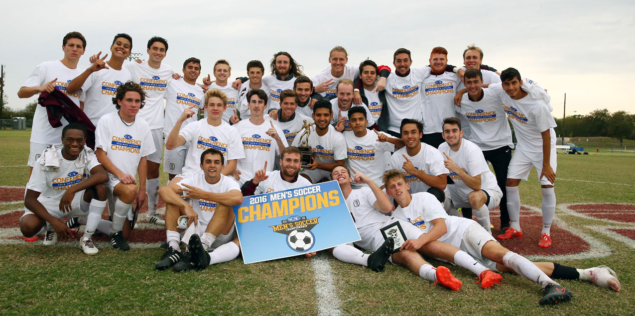 Trinity Men's Soccer Earns Fifth Consecutive SCAC Tournament Title
