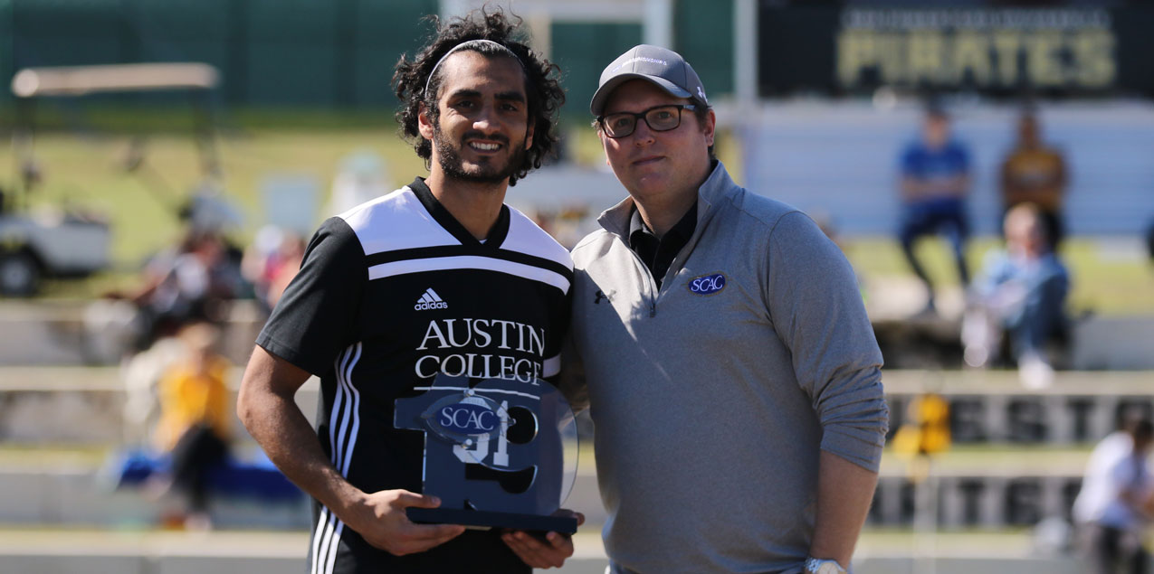 Austin College's Khalaf Earns SCAC Men's Soccer Elite 19 Award