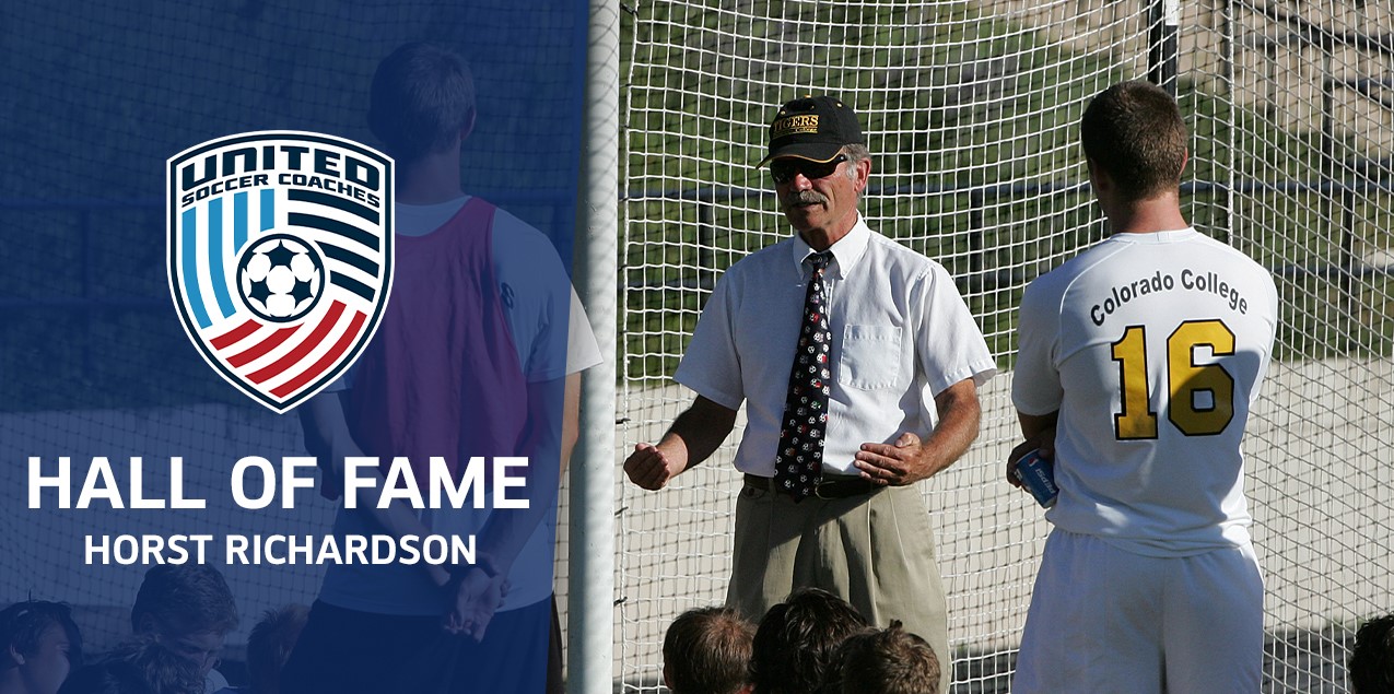 Colorado College's Horst Richardson Elected to United Soccer Coaches Hall of Fame
