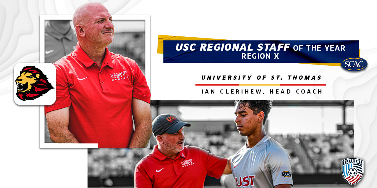 St. Thomas' Men's Soccer Coaches Named Regional Staff of the Year