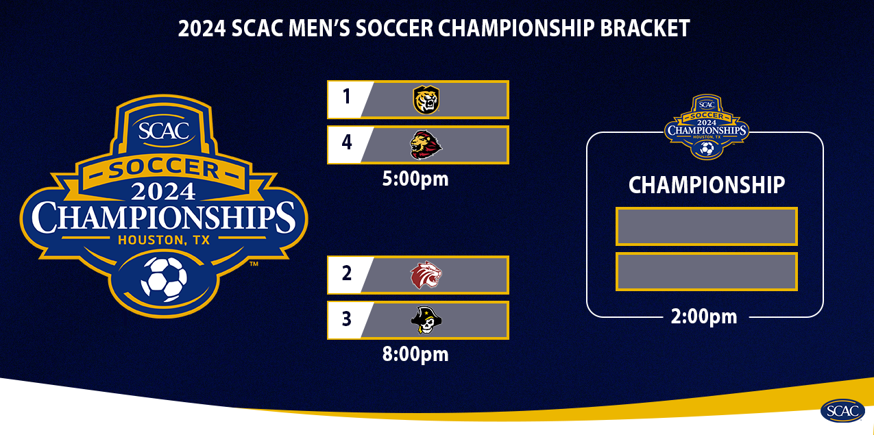 SCAC Announces Men's Soccer Tournament Bracket