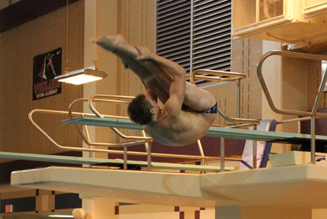 Trinity Men Take Day One Lead at SCAC Swimming & Diving Championships