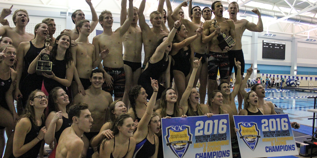 Trinity Men and Women Sweep SCAC Swimming & Diving Championship Titles