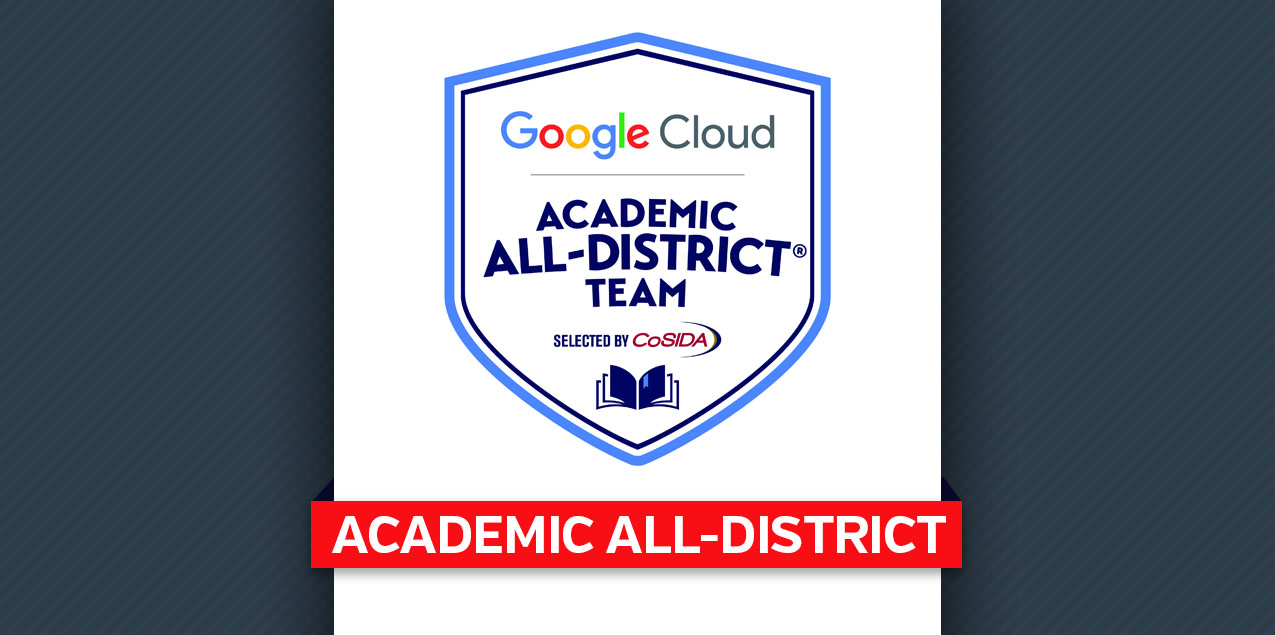 Trinity's Hurrel-Zitelman Named to Google Cloud Academic All-District Team