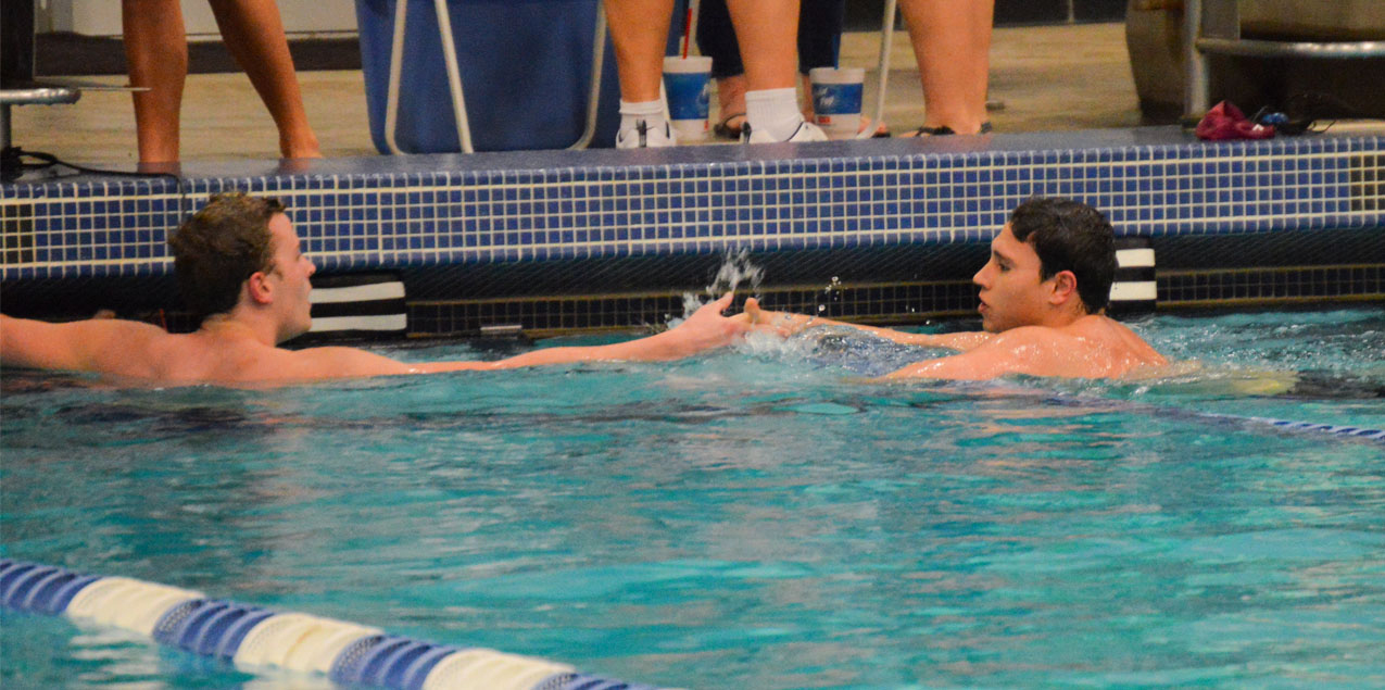 Trinity Men Hold Day Two Lead at SCAC Men's Swimming & Diving Championship