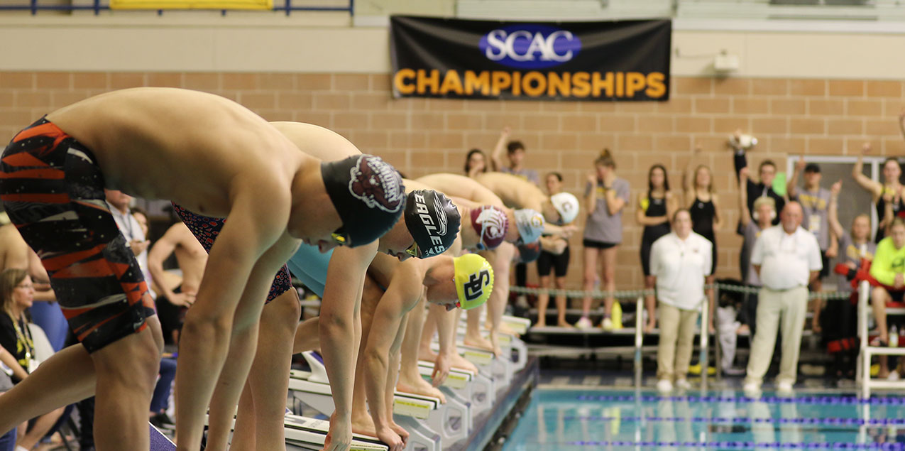 Trinity Leads After Day One of SCAC Men's Swimming & Diving Championship