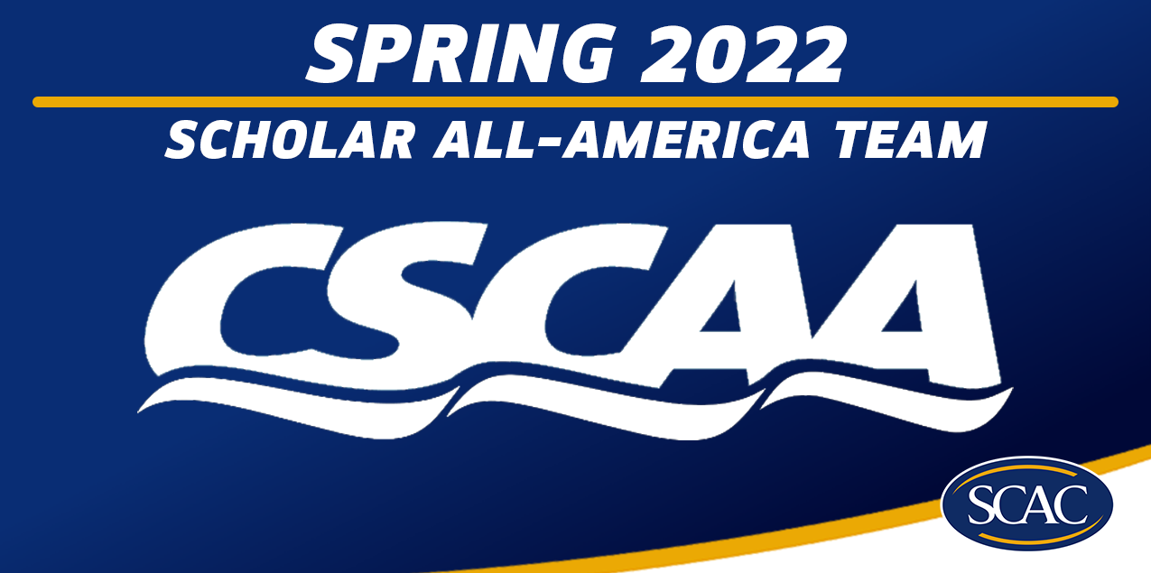 College Swimming Coaches Association of America Honors Ten SCAC Men's & Women's Teams