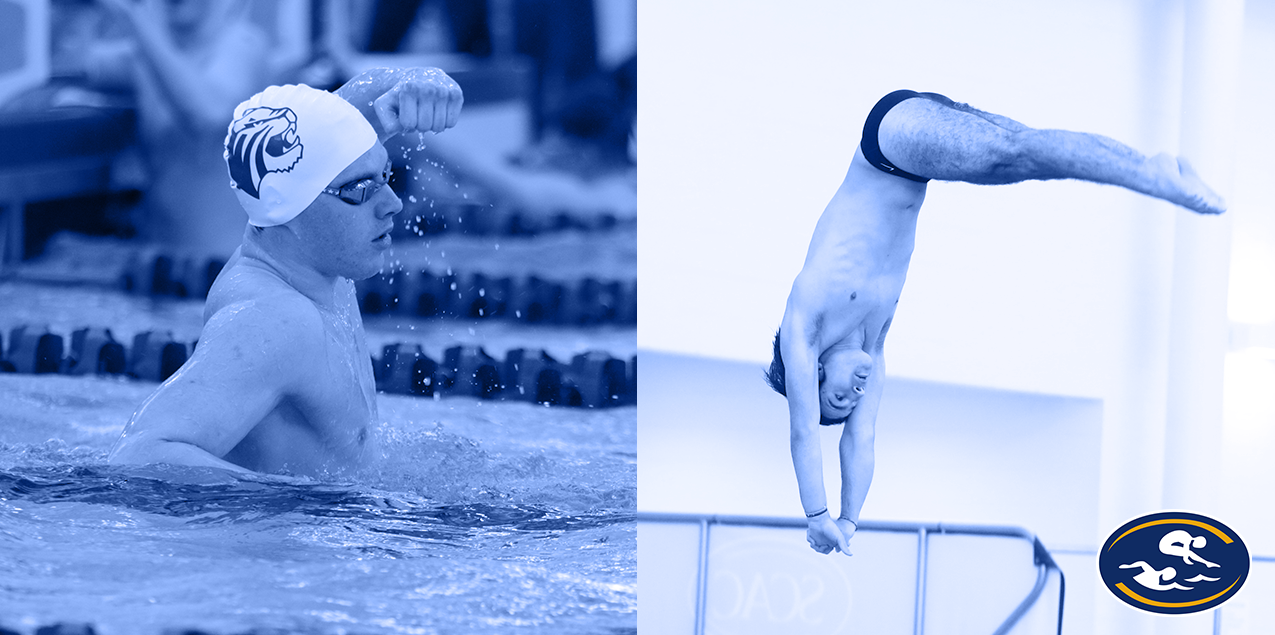 Trinity's Kohl, Partalas Earn SCAC Male Swimmer and Diver of the Year Honors