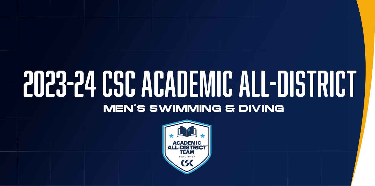 14 Men's Swimmers and Divers Earn CSC Academic All-District® Accolades