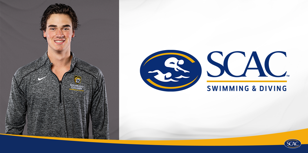 Andrew Colgan, Colorado College, Swimmer of the Week (Week 2)