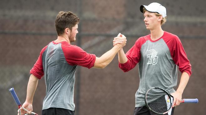 Trinity Men's Tennis Sweeps Singles and Doubles Titles at ITA Regionals