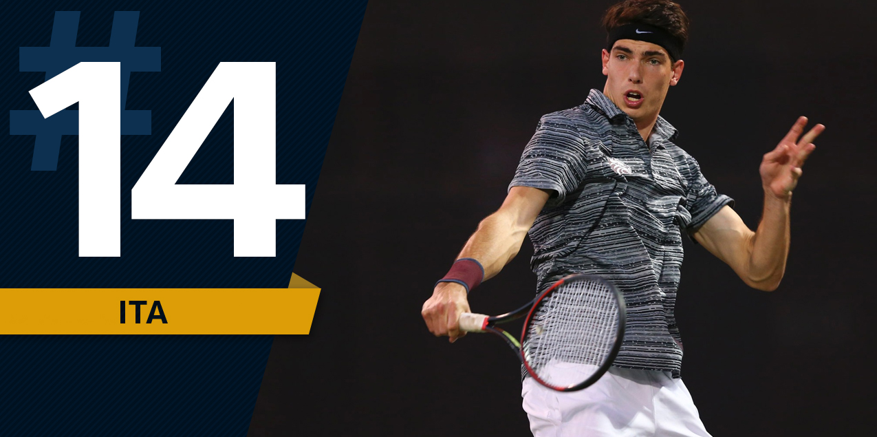 Trinity Men's Tennis Stays at No. 14 in ITA Rankings