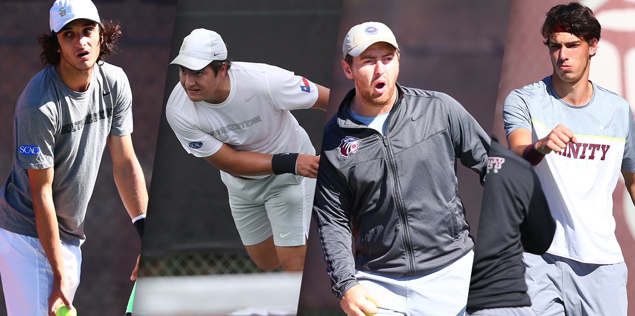 Southwestern, Trinity Top Men's Tennis Pairs Headed to NCAA Doubles Championship