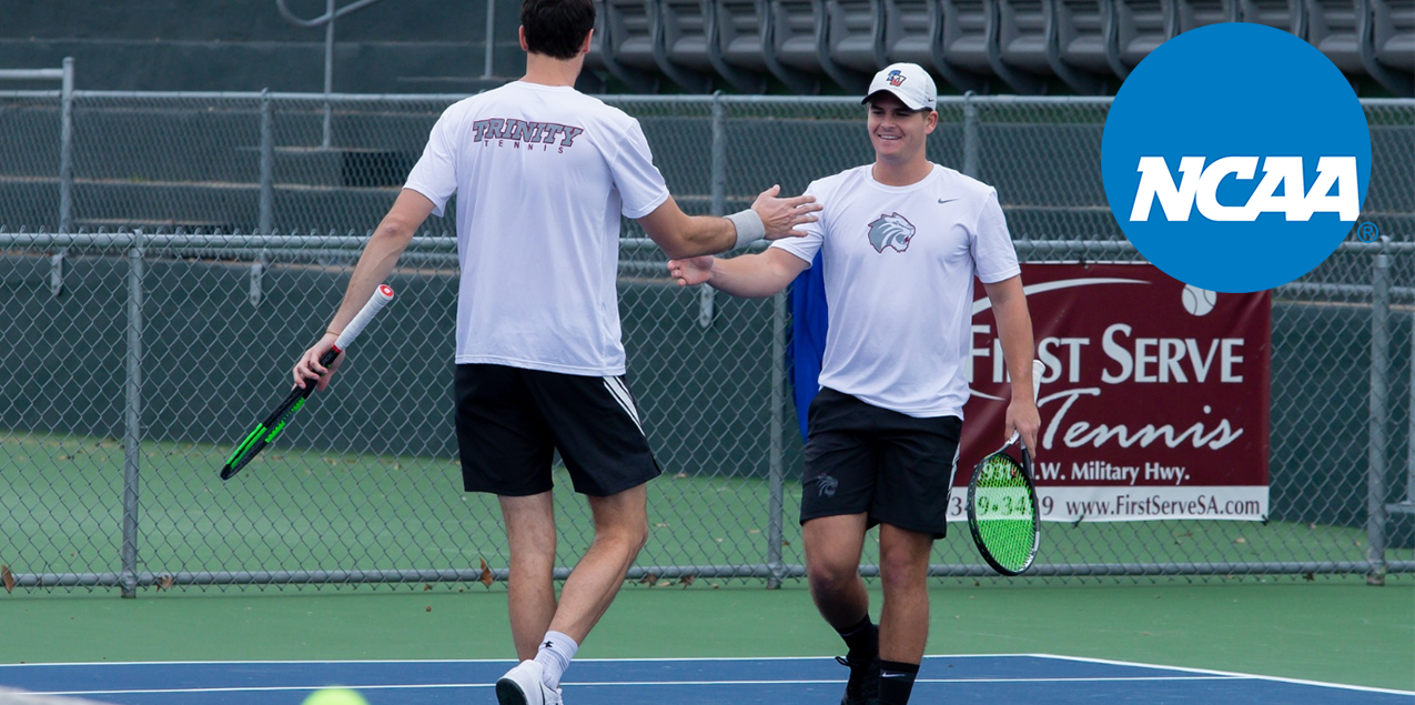 Trinity's Lambeth and Pitts Selected for NCAA Men’s Tennis Singles and Doubles