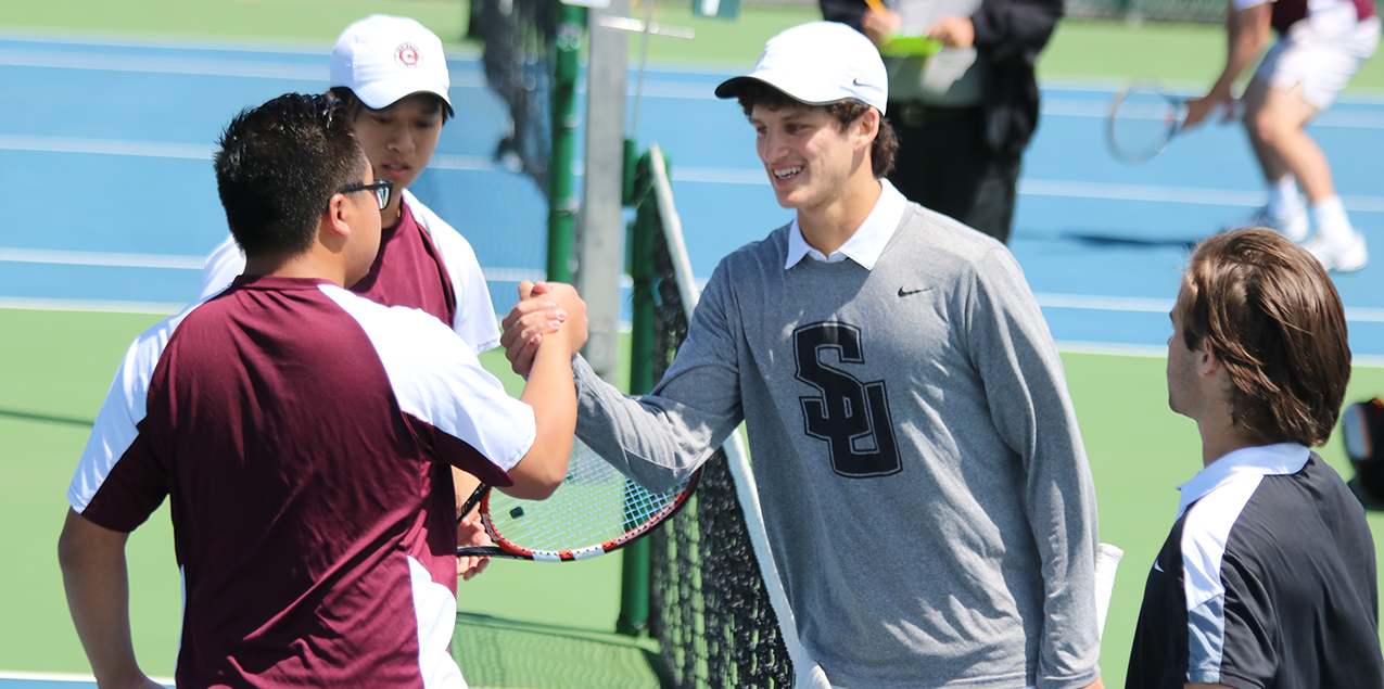 Southwestern Defeats Centenary in the Opening Round of the SCAC Men's Tennis Tournament