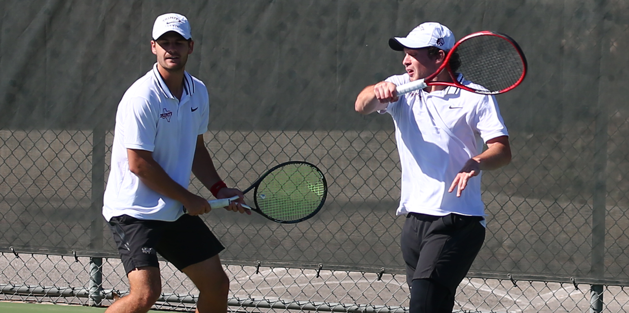 Jordan Pitts / Wilson Hamilton, Trinity University, Men's Tennis Doubles Team of the Week (Week 9)