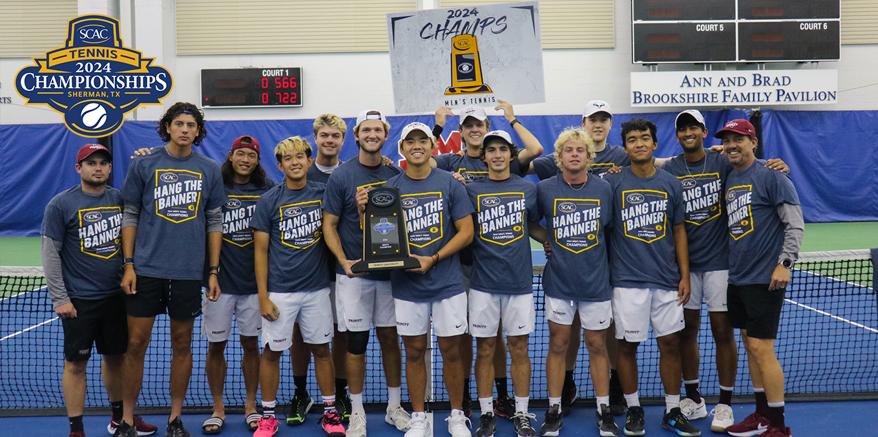 Trinity Men Earn 14th Straight SCAC Tennis Championship