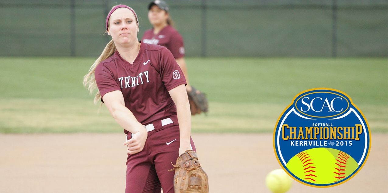 Trinity Holds Off Late Schreiner Rally to Advance at SCAC Softball Championship