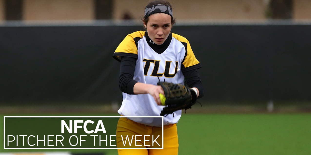 Texas Lutheran's Maitlin Raycroft Collects Second Straight NFCA Pitcher of the Week Honor