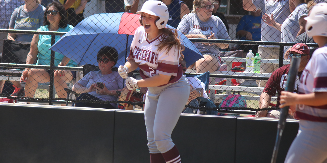 Centenary Defeats Trinity to Survive and Advance in SCAC Softball Tourney