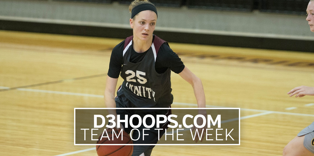 Trinity's Weaver Named to D3Hoops.com Team of the Week