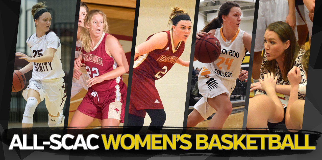Austin College's Frank and Filander; Trinity's Weaver Headline 2017-18 All-SCAC Women's Basketball Selections