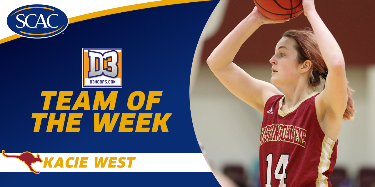 Austin College's West Named To National Team of the Week