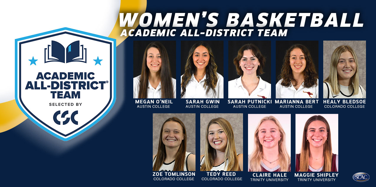 Nine Women's Basketball Players Earn CSC Academic All-District® Honors
