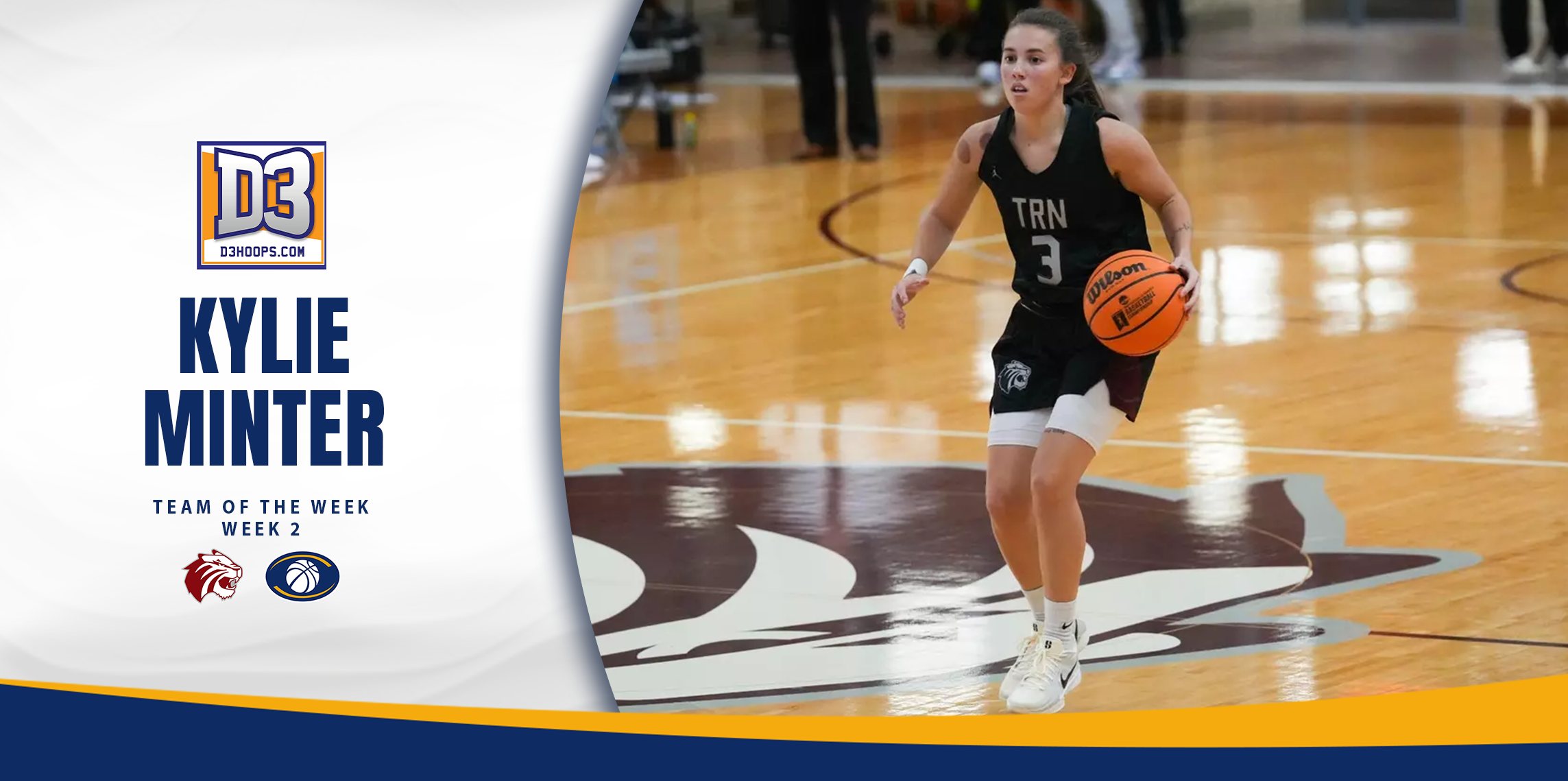 Trinity's Minter Named to D3Hoops.com Team of the Week