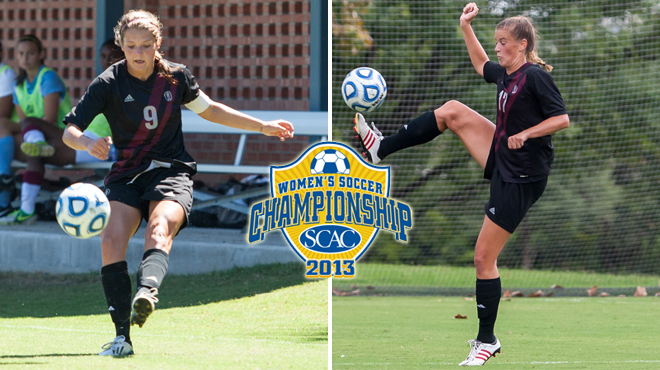 Falcone and Donnan Head 2013 SCAC Women's Soccer All-Tournament Selections