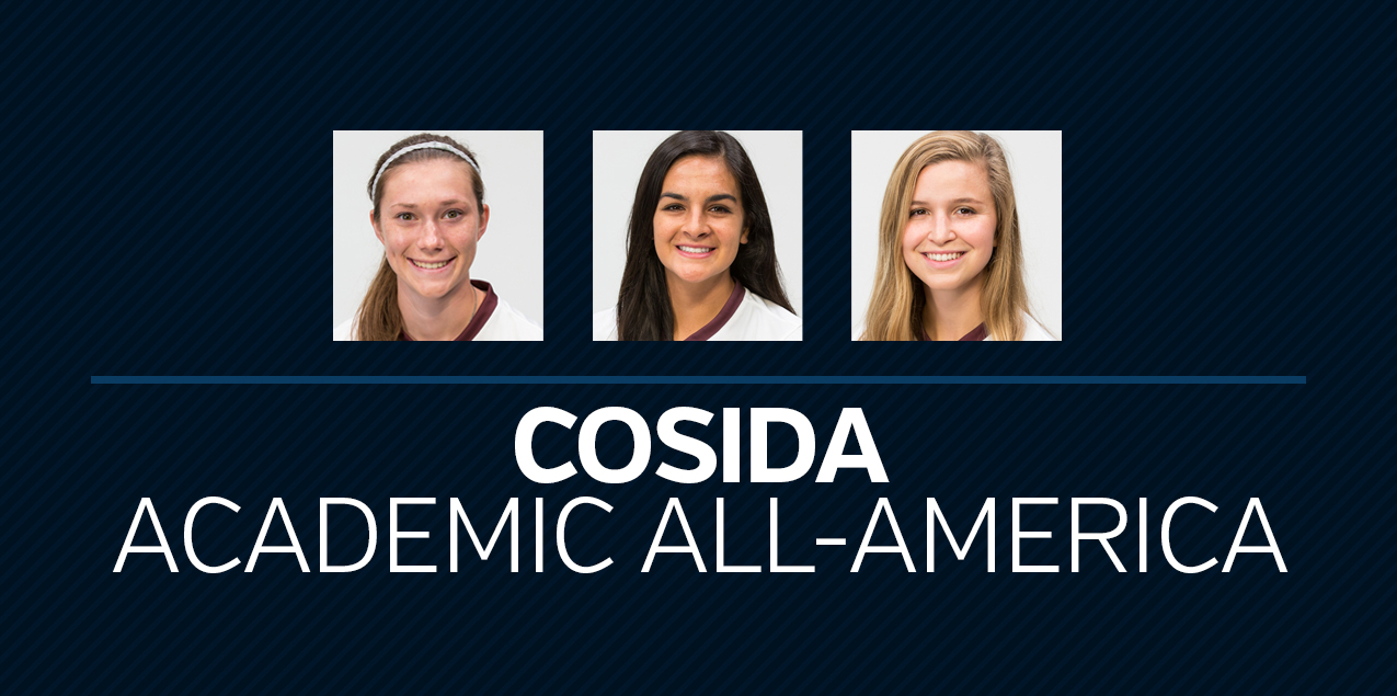 Three Women's Soccer Student-Athletes Earn CoSIDA Academic All-America Recognition