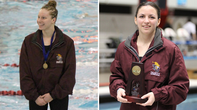 Trinity's Beauchamp; Sheldon selected as SCAC Female Swimmer and Diver of the Year