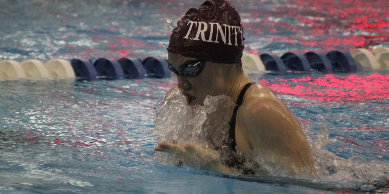 Trinity Women Widen Lead Heading Into Final Day of SCAC Swimming & Diving Championships