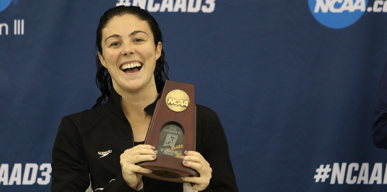 Colorado College's Dilorati Takes Third in 100 Fly at NCAA Championship