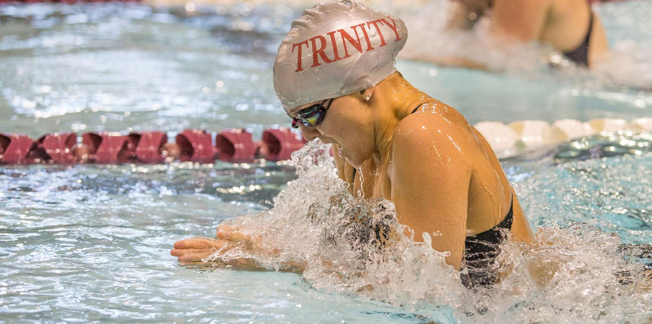 Trinity Holds Slim Lead After Day One of SCAC Women's Swimming & Diving Championship