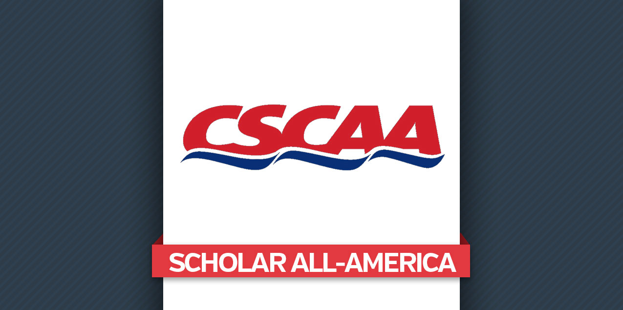 Five Women's, Three Men's Swimming & Diving Programs Earn CSCAA Scholar All-America Honors