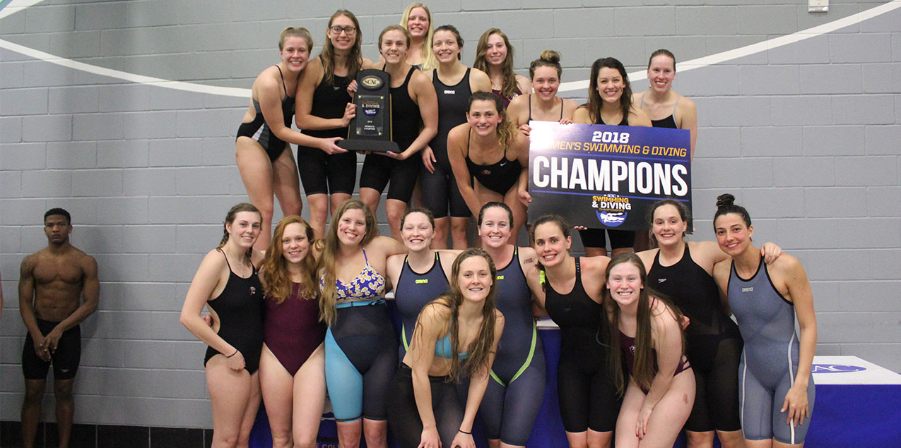 Trinity Earns 15th Consecutive SCAC Women's Swimming & Diving Championship