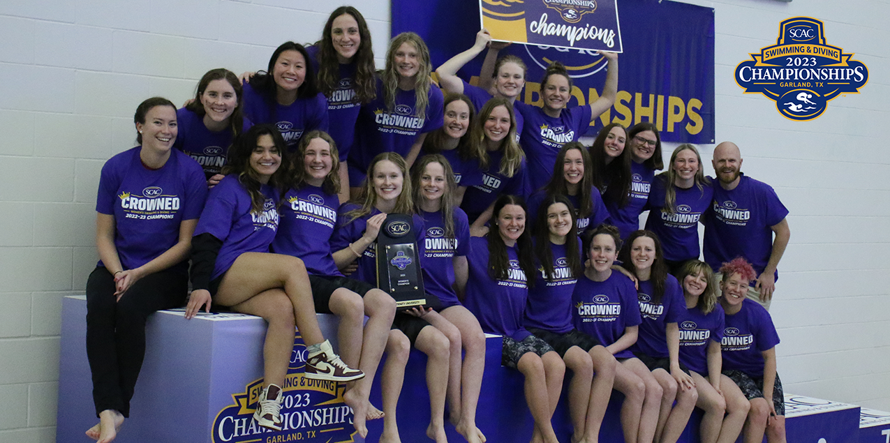 Trinity Captures 20th Consecutive SCAC Women's Swimming & Diving Championship