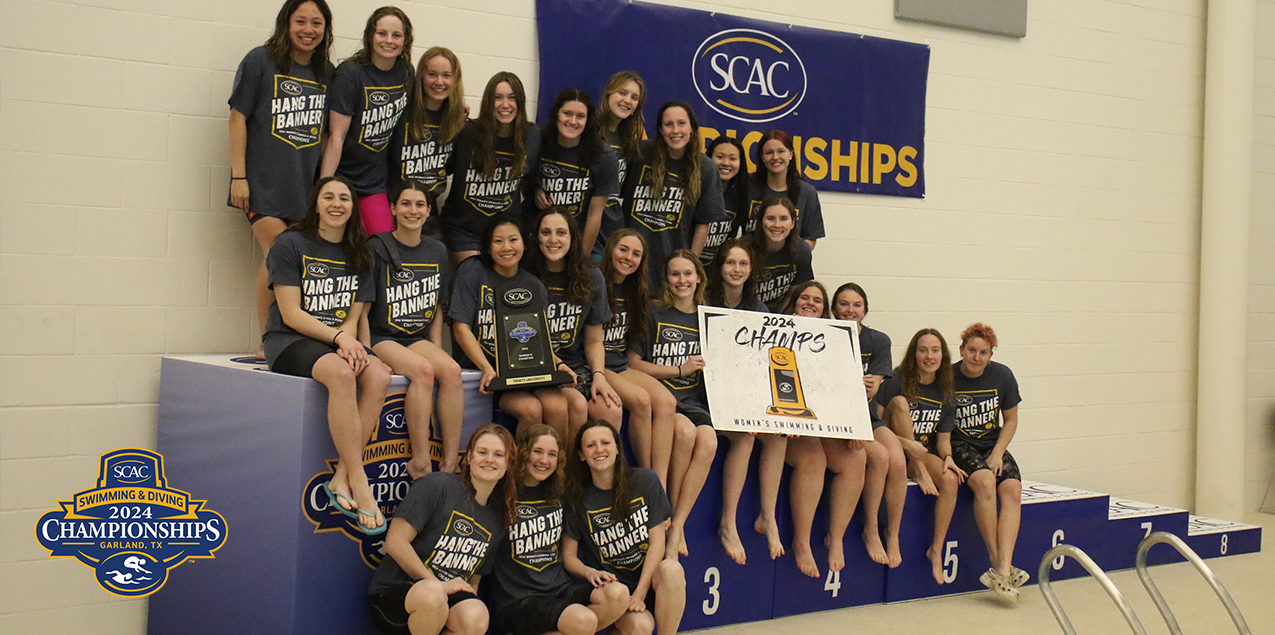 Trinity Secures 21st Consecutive SCAC Women's Swimming & Diving Championship