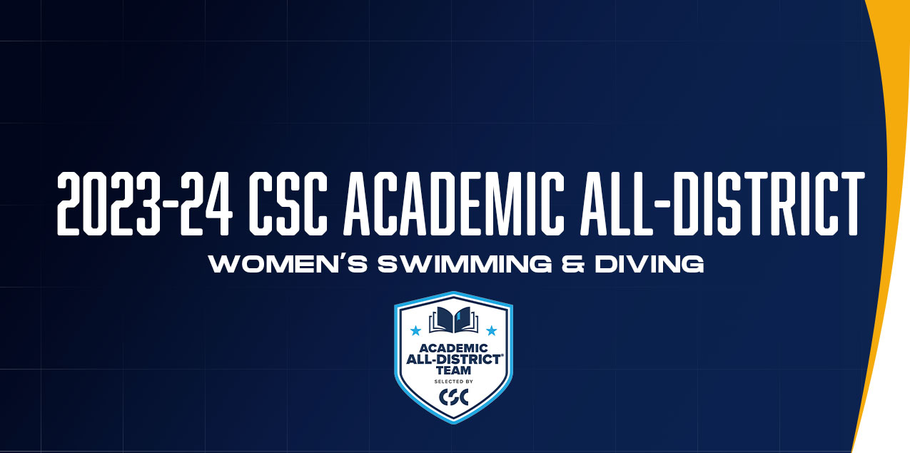 22 Women's Swimmers and Divers Honored with CSC Academic All-District® Accolades