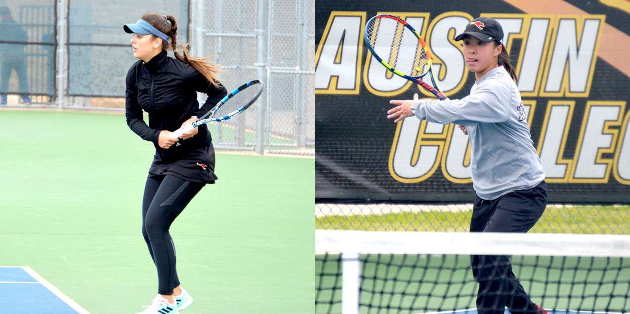 Diana Carvajalino and Melody Duong, Austin College, Women's Tennis Doubles Team of the Week (Week 7)